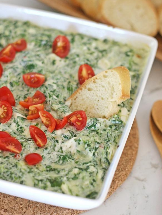 Hot Spinach Dip Glorious Treats Nang Abby Template Poster Image 4