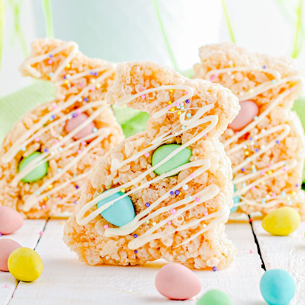 M&M'S White Chocolate Marshmallow Crispy Treat Pastel Easter Candy