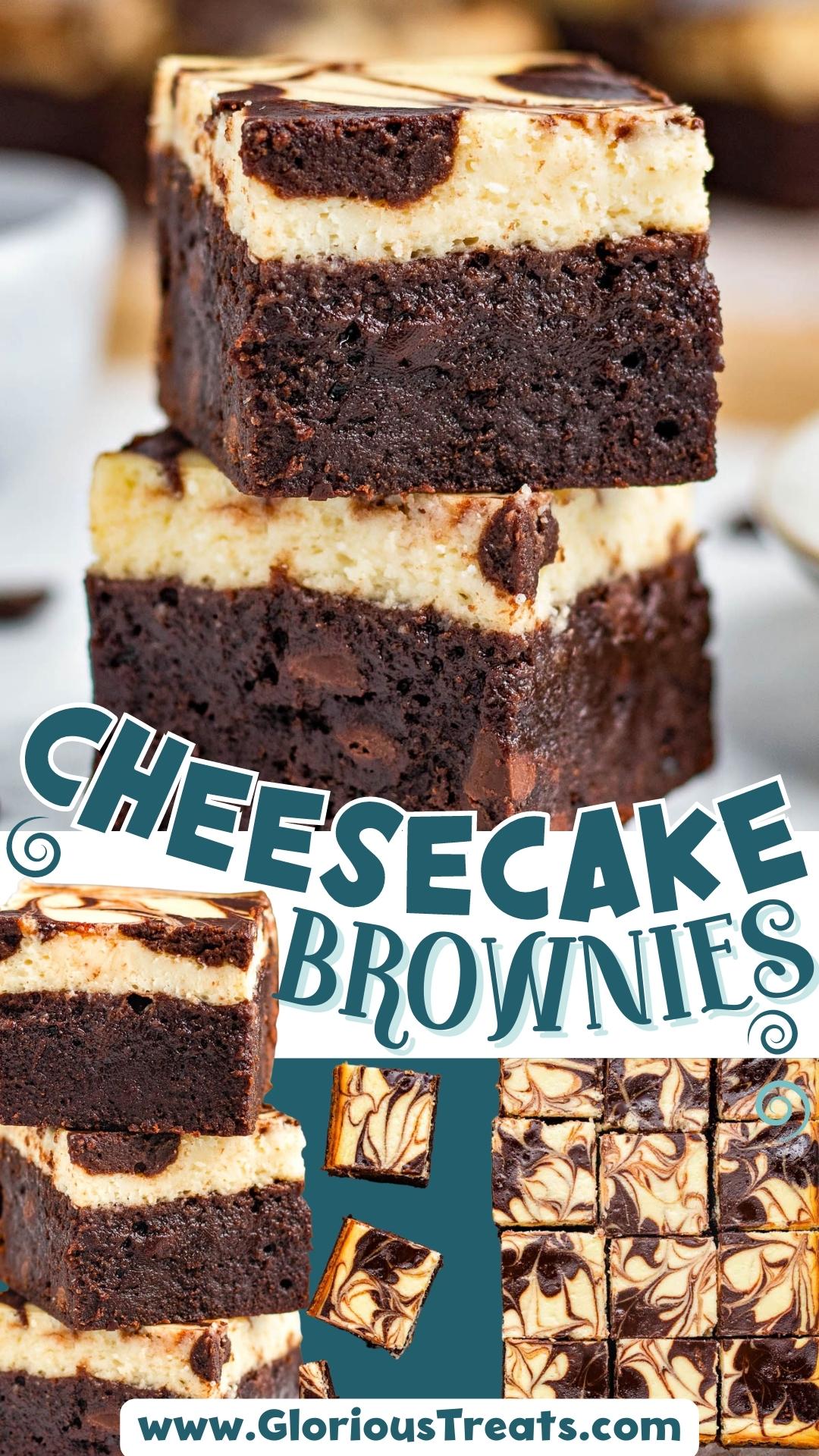 Cheesecake Brownies - Glorious Treats