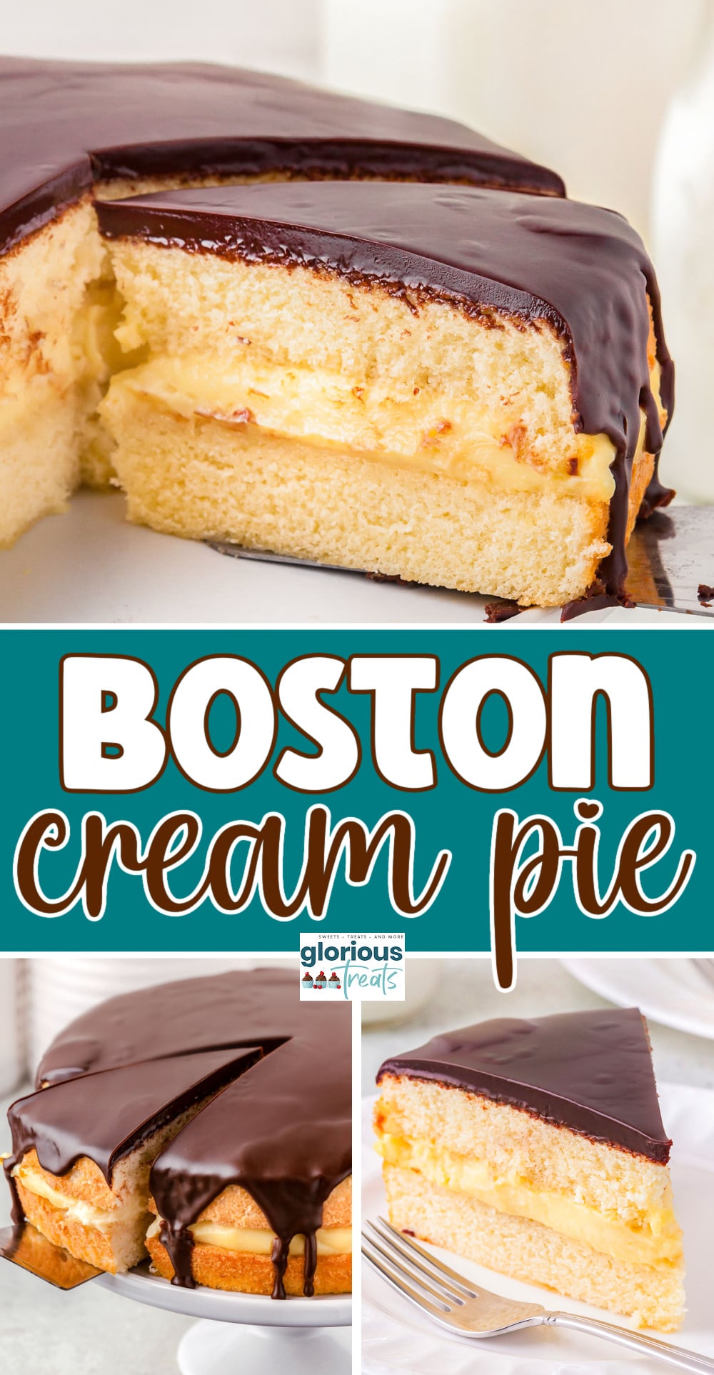 Boston Cream Pie - Glorious Treats